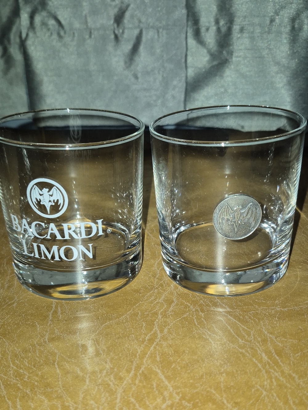 Vintage Bacardi Glass Rocks Tumblers - Promo Bundle
